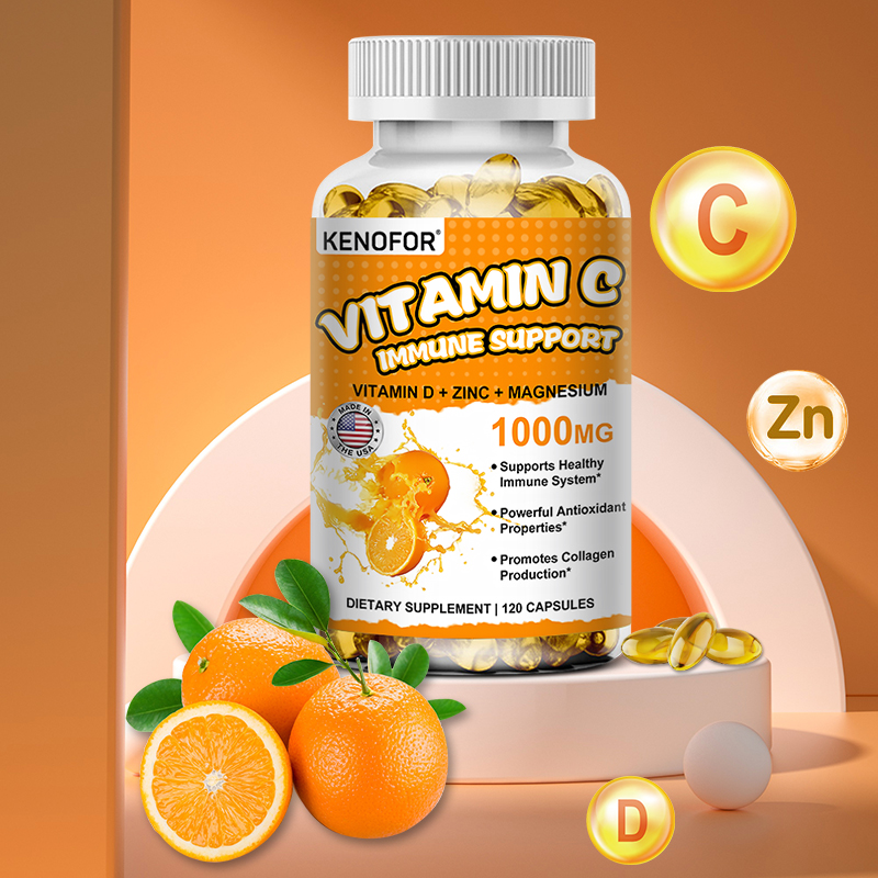 Zinc Supplement 50Mg - Vitamin C Supplement for Immune Support