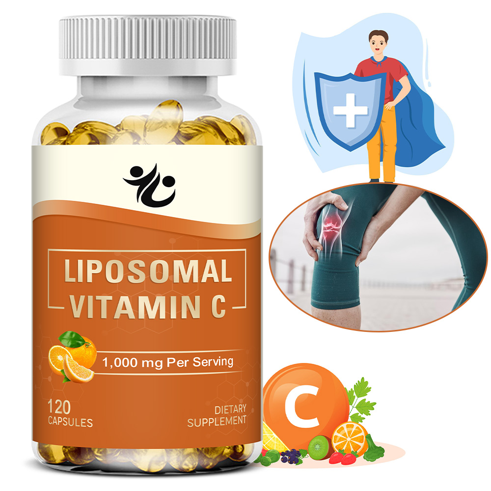 Zinc Supplement 50Mg - Liposomal Vitamin C 1000mg Capsules-Support Immune