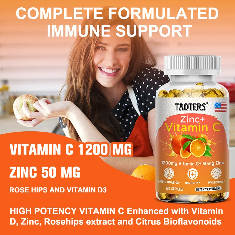 Taoters Vitamin C + Zinc Suppl - Zinc Supplement 50Mg 评论和价格