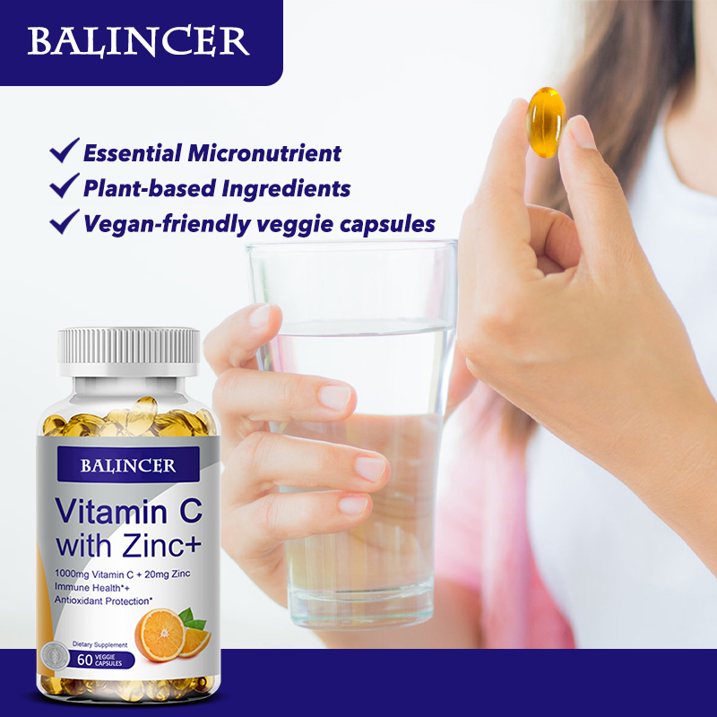 Vitamin C with Zinc, Bioavaila - Zinc Supplement 50Mg 评论和价格