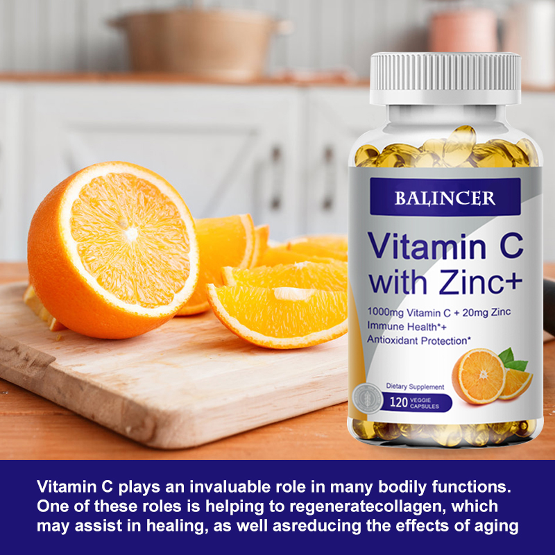 Vitamin C with Zinc, Bioavaila - Zinc Supplement 50Mg 评论和价格