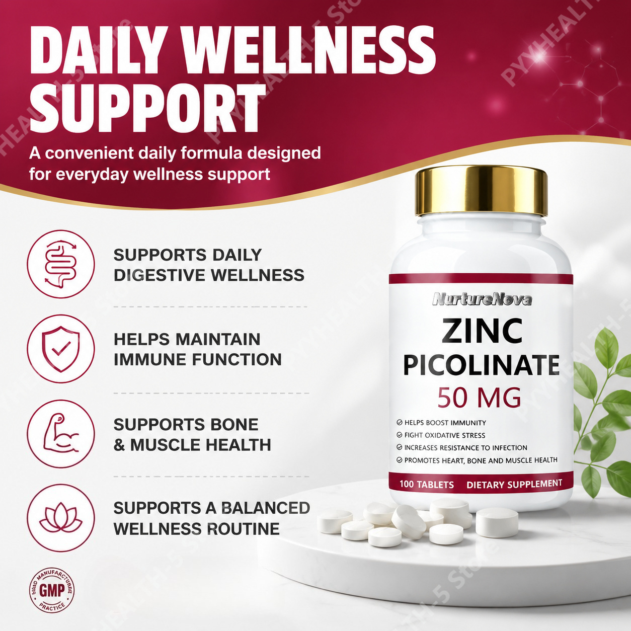Zinc Picolinate Tablets for An - Zinc Supplement 50Mg 评论和价格