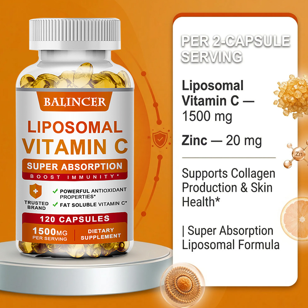 Liposomal Vitamin C 1500mg, Hi - Zinc Supplement 50Mg 评论和价格