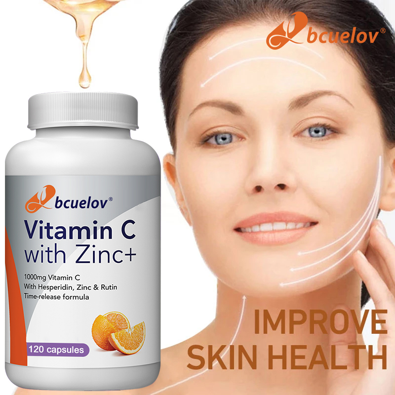 Organic Vitamin C + Zinc Capsu - Zinc Supplement 50Mg 评论和价格