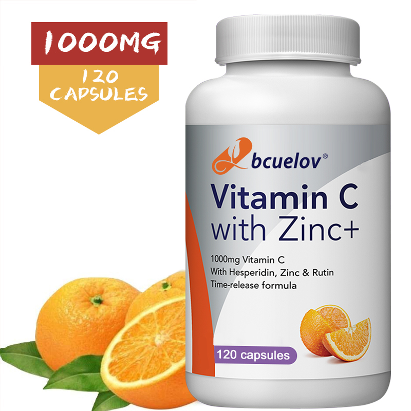 Organic Vitamin C + Zinc Capsu - Zinc Supplement 50Mg 评论和价格