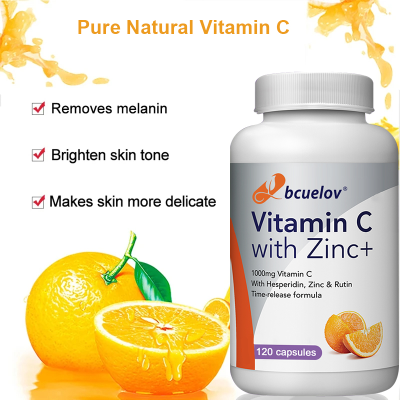 Organic Vitamin C + Zinc Capsu - Zinc Supplement 50Mg 评论和价格
