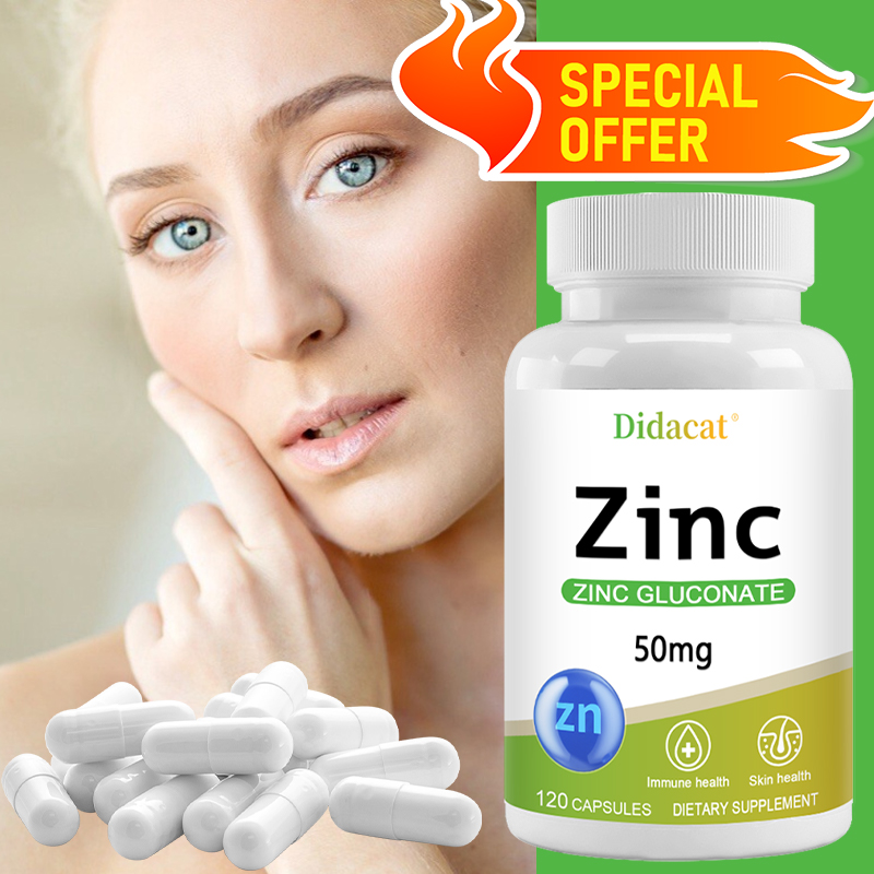 Zinc Gluconate Capsules 50MG,  - Zinc Supplement 50Mg 评论和价格