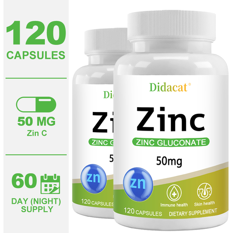 Zinc 50 Mg - with Zinc Glucona - Zinc Supplement 50Mg 评论和价格